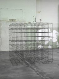 Cube (9 x 9 x 9) by Mona Hatoum
